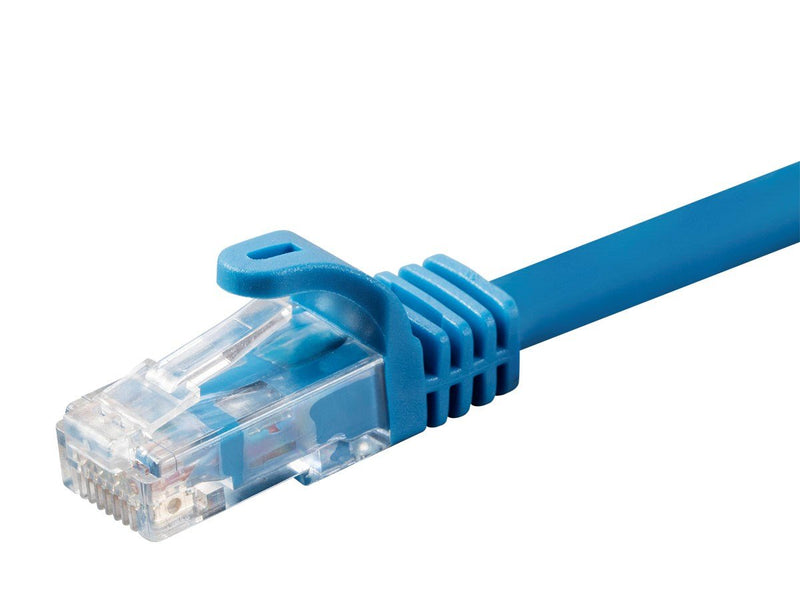  [AUSTRALIA] - Monoprice Cat6 Ethernet Patch Cable - 35 feet - Blue | Snagless, RJ45, 550Mhz, UTP, CMP, Plenum, Pure Bare Copper Wire, 23AWG - Entegrade Series 35ft