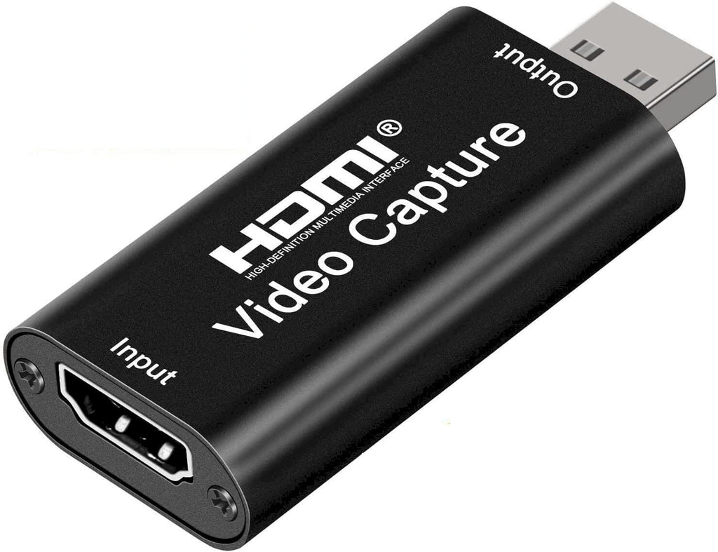  [AUSTRALIA] - Audio Express AXHDCAP 4K HDMI Video Capture Card, Cam Link Card Game Audio Capture Adapter HDMI to USB 2.0 Record Capture Device for Streaming, Live Broadcasting, Video Conference, Teaching, Gaming