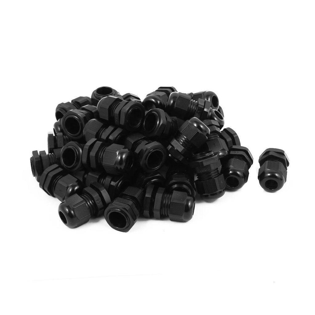  [AUSTRALIA] - uxcell a16040800ux0082 PG11 Waterproof IP68 Safety Nylon Cable Gland Connector Joints 40pcs Pack of 40