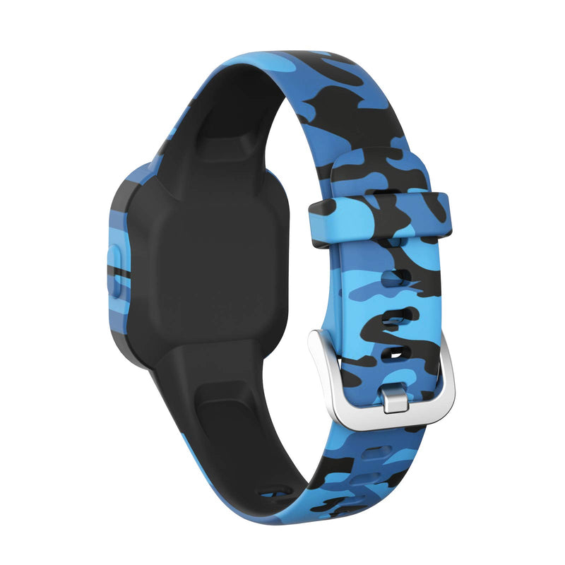  [AUSTRALIA] - RuenTech Compatible with Garmin Vivofit jr 3 Bands, Replacement Silicone Wristband Camouflage Watch Straps for Kid's Vivofit jr. 3 Fitness Tracker (Camo-3pcs) Camo-3Pack