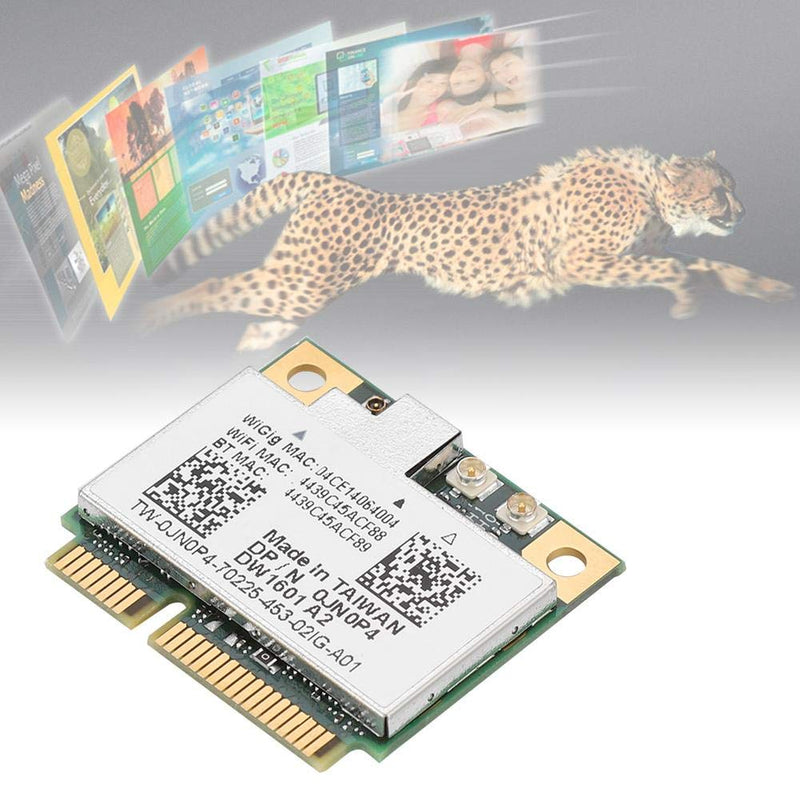  [AUSTRALIA] - Ciglow Wireless Network Card,Qualcomm QCA9005 Main Control Chip,Suitable for Dell 6430u E5440 E7440 QCA9005 802.11AD Bluetooth 4.0 Wigig 7Gbps