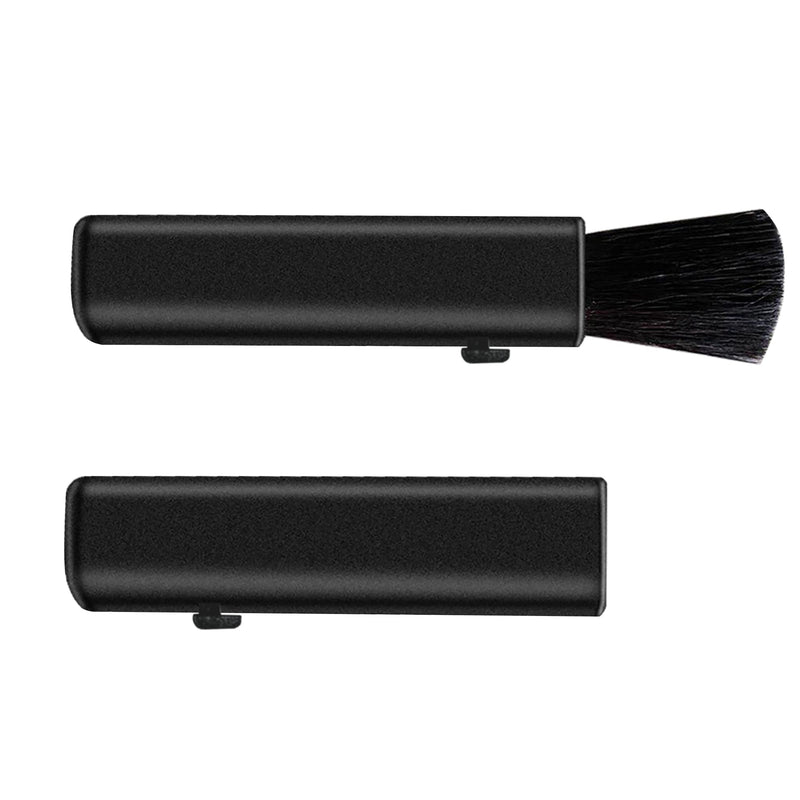  [AUSTRALIA] - Laptop Keyboard Cleaning Brush,Nanxudyj Sliding Portable Notebook Keyboard Brush Used, for Computers, Mobile Phones,Cameras,car interiors,Home and Office Supplies etc. (2 Packs) Black
