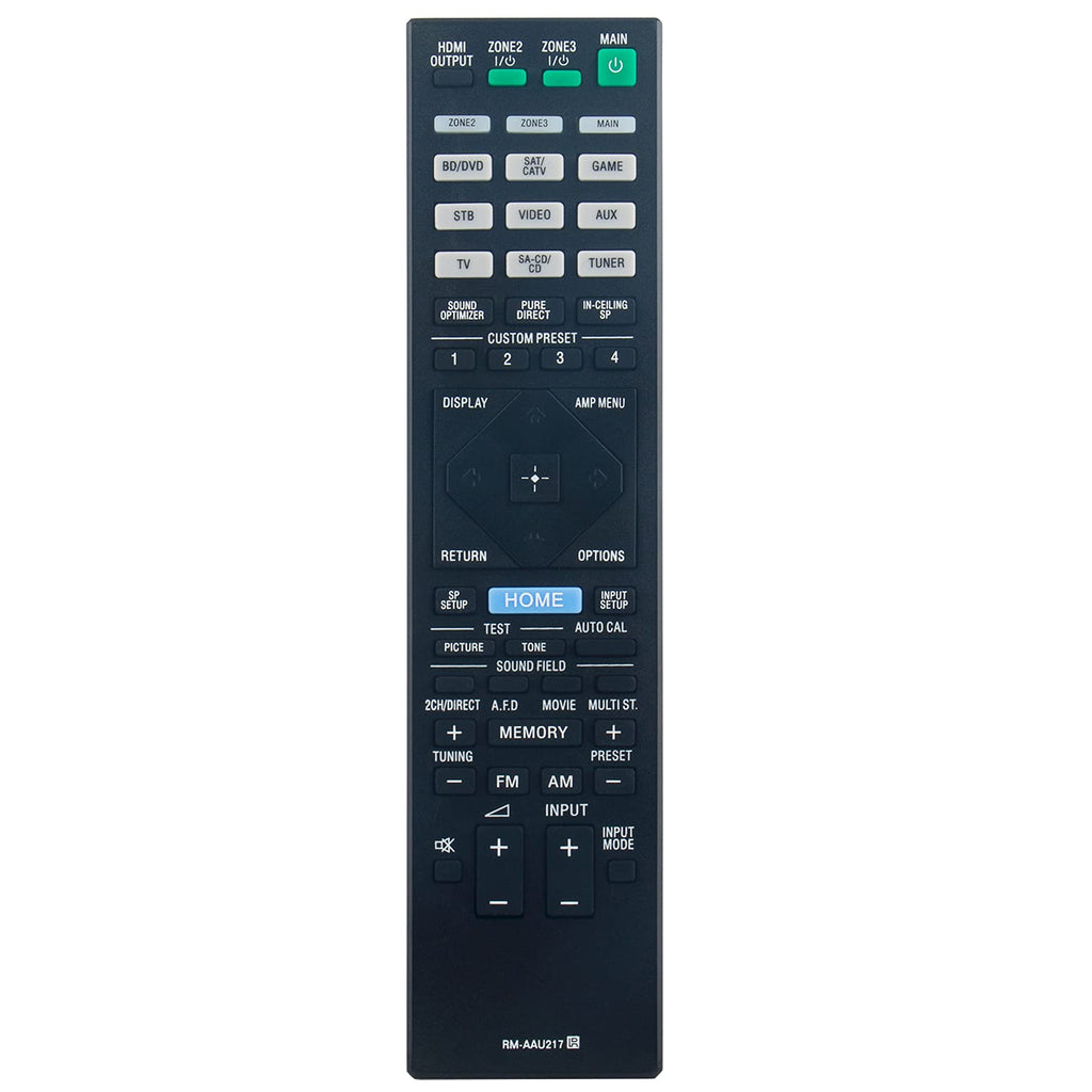  [AUSTRALIA] - RM-AAU217 Replacement Remote Control Commander fit for Sony Audio Video AV Receiver STR-ZA1100ES STR-ZA2100ES STR-ZA5000ES STR-ZA3100ES STRZA1100ES STRZA2100ES STRZA5000ES STRZA3100ES