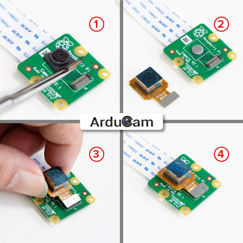  [AUSTRALIA] - Arducam Raspberry Pi Official Camera Module V2, with 8 Megapixel IMX219 Autofocus Replacement CAM V2+Autofocus Drop-in Replacement