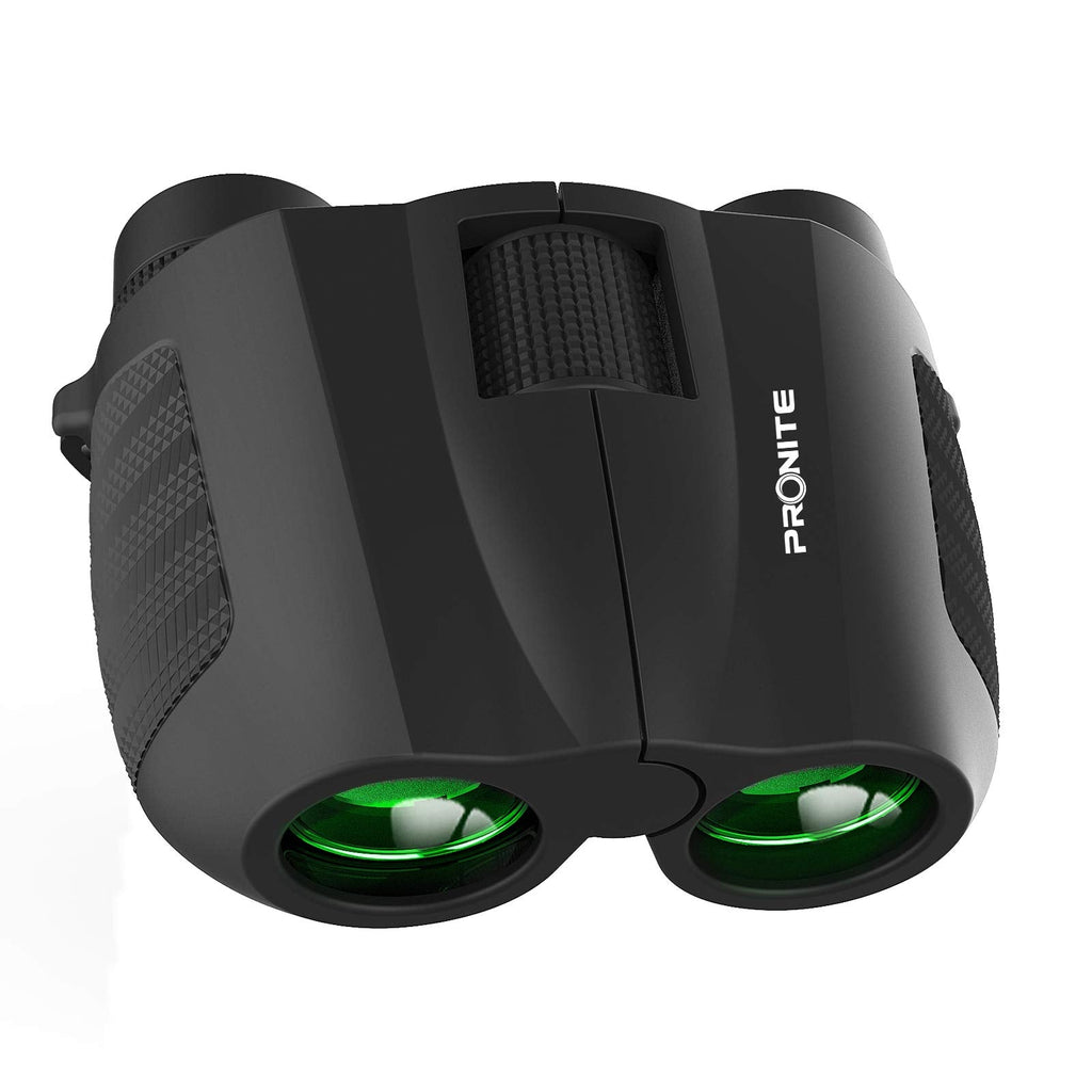  [AUSTRALIA] - Compact Binoculars Telescope for Adults PRONITE - 10x25 HD Small Binoculars for Bird Watching with HD BAK-4 Prism FMC Lens,Powerful Binoculars for Hunting, Outdoor Sport Games, Traveling and Concert