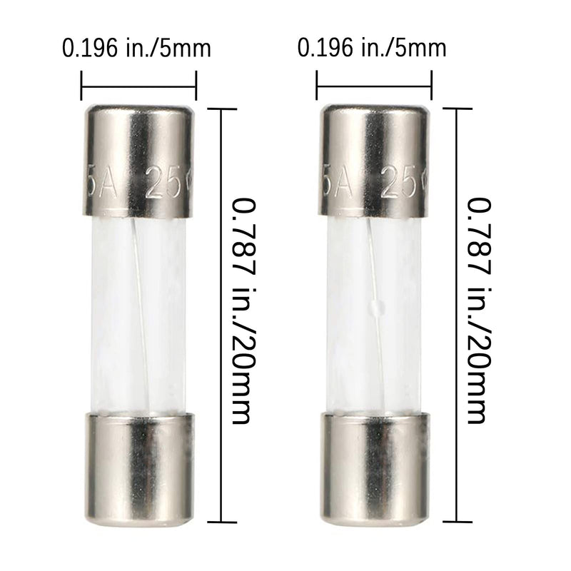  [AUSTRALIA] - AUKENIEN 15 value glass fuse mixed assortment set 250 V 5