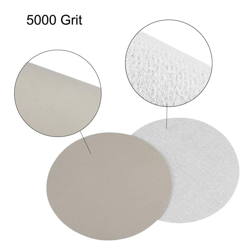  [AUSTRALIA] - uxcell 5 Inch Wet Dry Sanding Discs 5000 Grit Hook and Loop Sanding Disc Silicon Carbide Sandpaper 10pcs