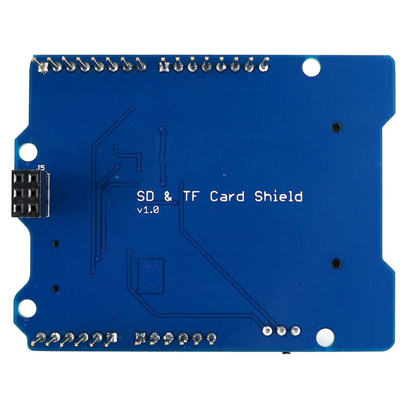 HiLetgo Stackable SD Card TF Card Micro SD Card SD/SDHC/Micro SD/Micro SDHC Card Reader Shield Multi-Functional SD Card Shield Module for Arduino UNO R3 MEGA2560 - LeoForward Australia