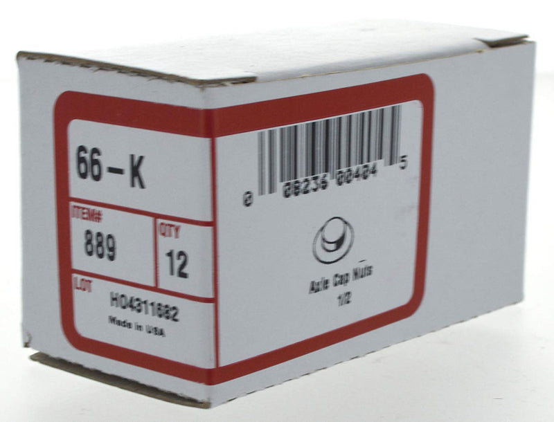  [AUSTRALIA] - Hillman 889 Axle Pushnut Fastener 1/2 in. 12-Pack, Zinc Steel