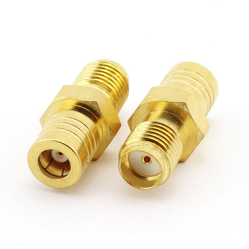  [AUSTRALIA] - Maxmoral 2PCS SMA Female to SMB Female Connector RF Coax Coaxial Adapter