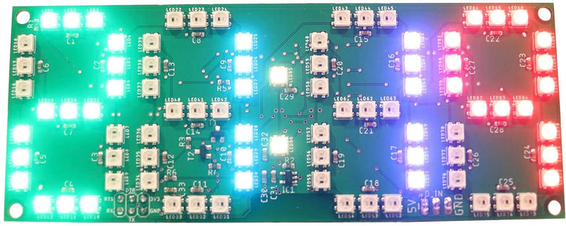  [AUSTRALIA] - Generic ESPixel Clock Pixel-Based 7 Segment Display with ESP32