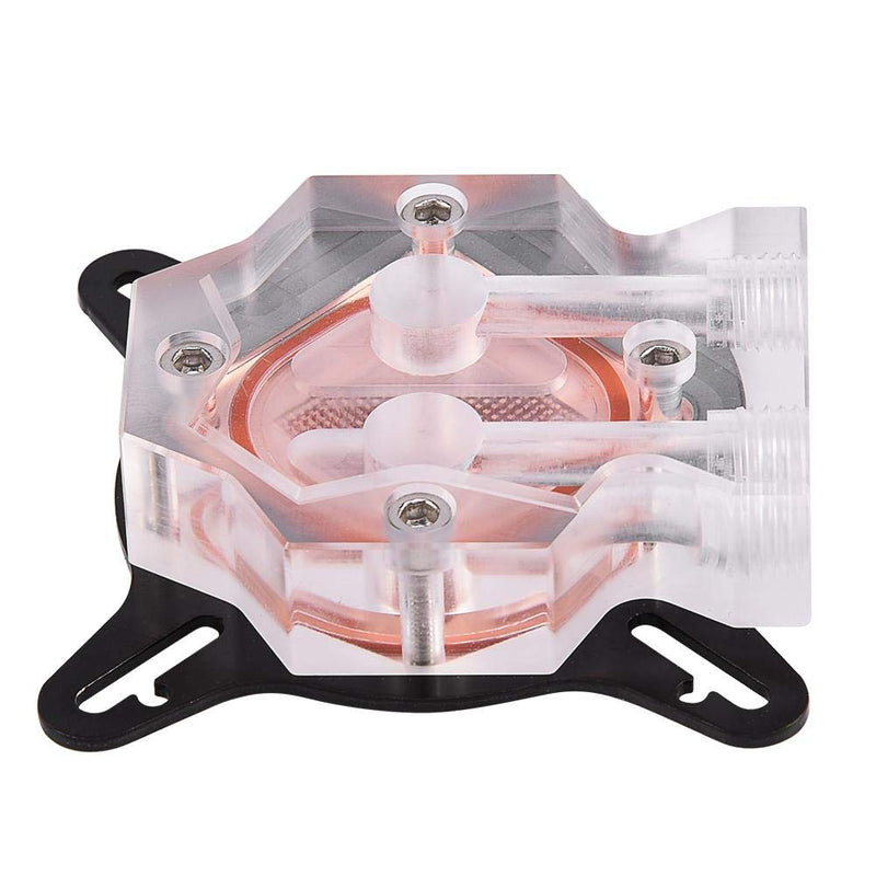  [AUSTRALIA] - GPU Liquid Cooler,Computer GPU Universal Water Cooling Block Waterblock 40mm Copper Base,Processed with Anti-Oxidization Technology,Perfectly Fit The GPU,Carry Away More Heat from GPU Quickly