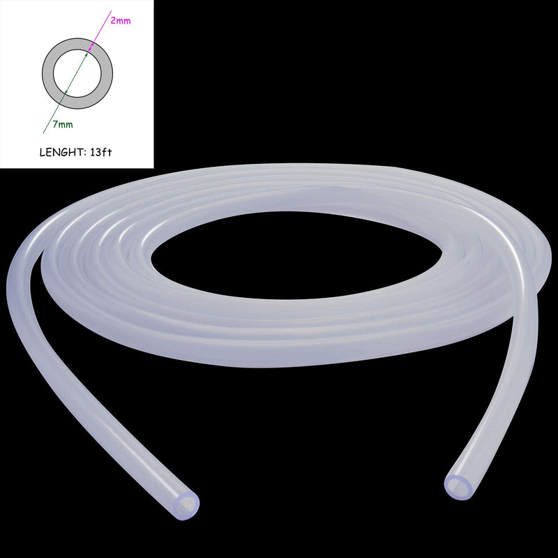 [AUSTRALIA] - 13 ft 1/4 Inch Dog and Cat Cord Protector Clear Pet Wire Protector Split Tubing Cable Sleeve for USB Charger Cable Power Cord Audio Video Cable