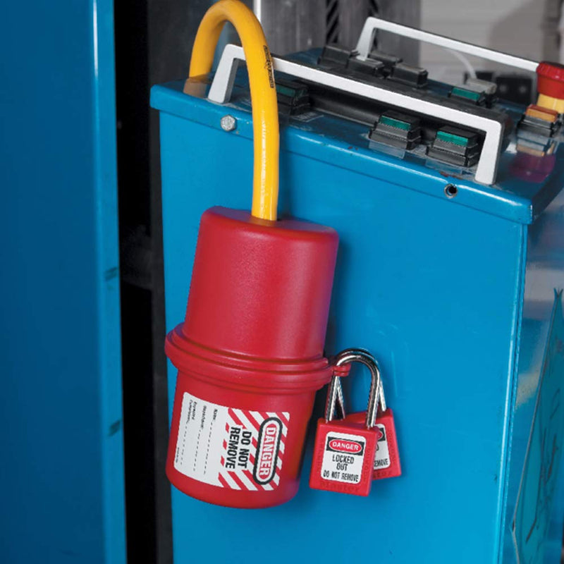  [AUSTRALIA] - Master Lock 488 Lockout Tagout Electrical Plug Lockout, 220 - 550 Volts 220 - 550 Volt Plugs
