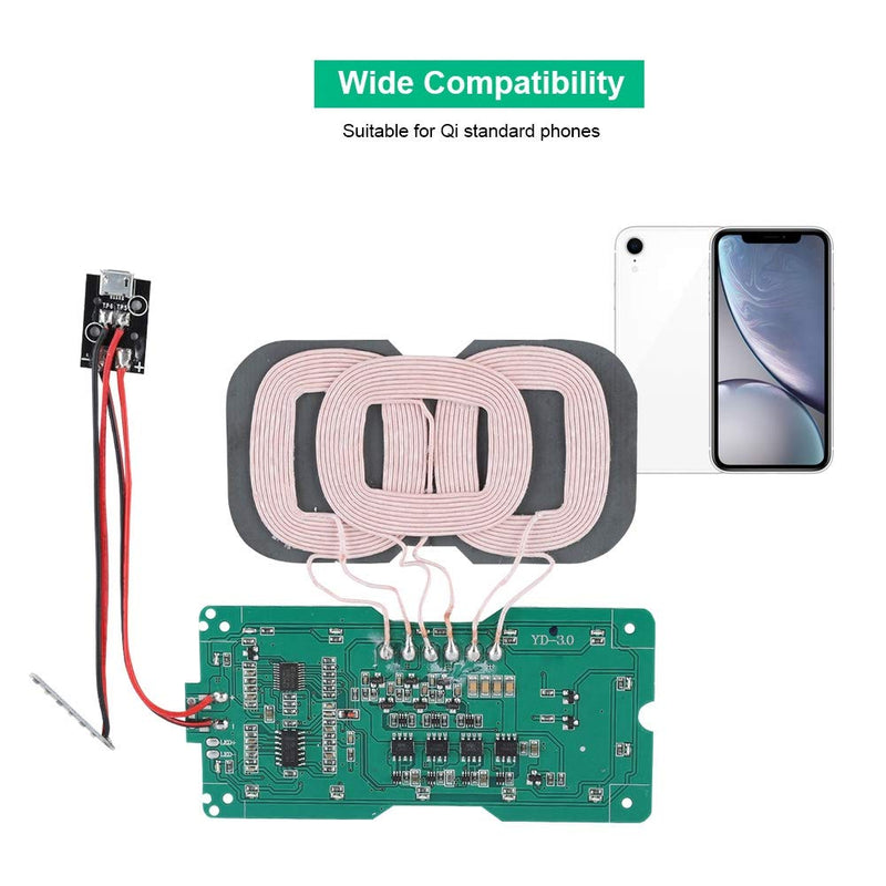  [AUSTRALIA] - Qi Standard Wireless Charger Transmitter Module - 3 Coils - Multi-Level Protection - Wide Compatibility - Universal Micro Interface - DIY Wireless Charger Parts 5th
