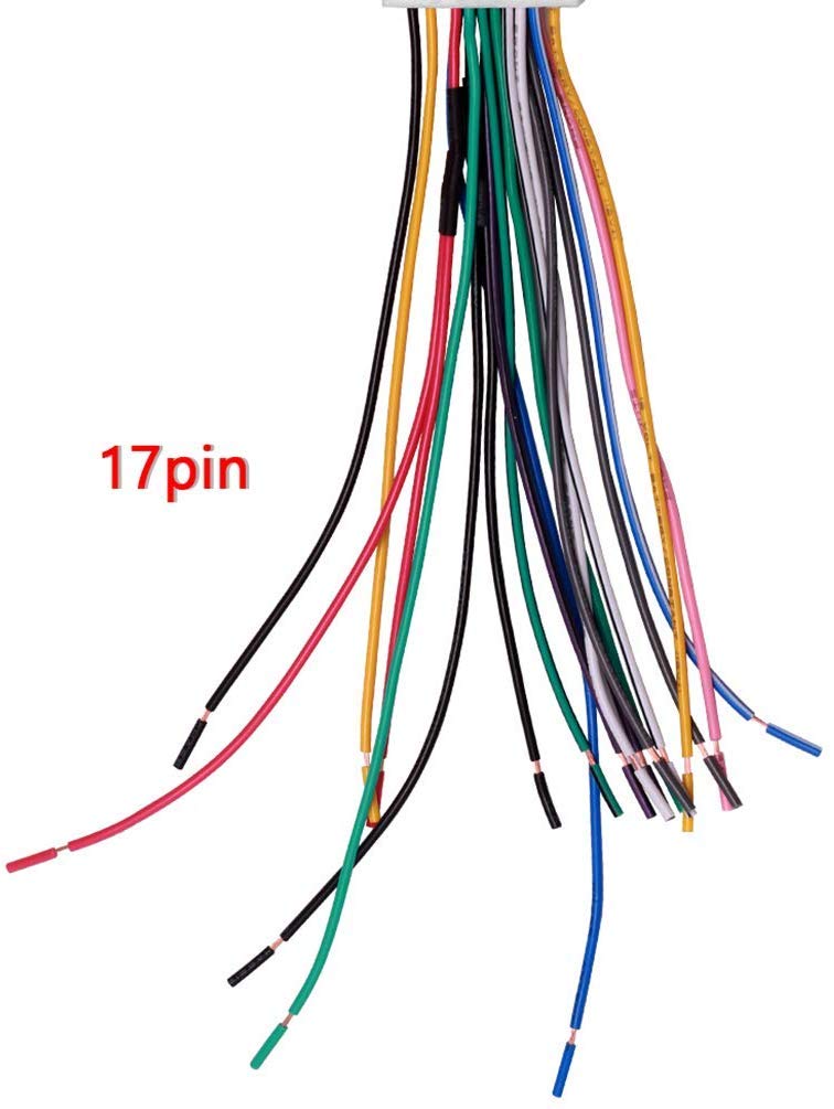  [AUSTRALIA] - 20-pin Headunit/Radio Wiring Harness with Steering Wheel Switch Wires Compatible with Subaru/2007-2019 Nissan | Upgraded Version of The Metra 70-7552 | Harness Includes VSS and SWC pins