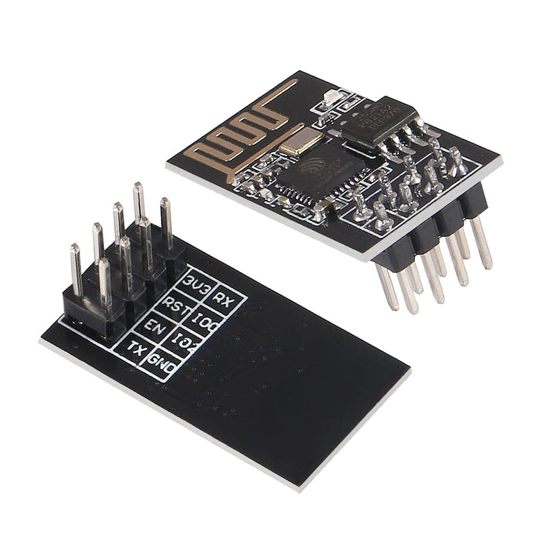  [AUSTRALIA] - ACEIRMC 6pcs ESP8266 ESP-01S WiFi Serial Transceiver Module with 1MB Flash DIP-8 3-6V Compatible with Arduino