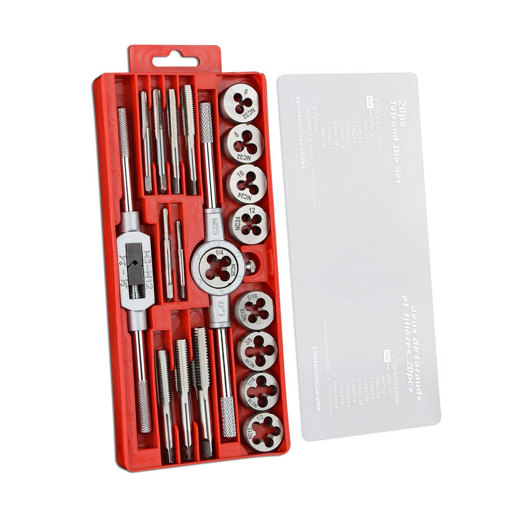  [AUSTRALIA] - Gunpla 20-piece high-quality alloy steel tap and drill set Inch | 6NC32-1/2"NC-13