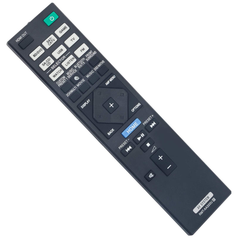  [AUSTRALIA] - RMT-AA320U Replacement Remote Control fit for Sony Multi Channel AV Receiver STR-ZA810ES STR-DN1080