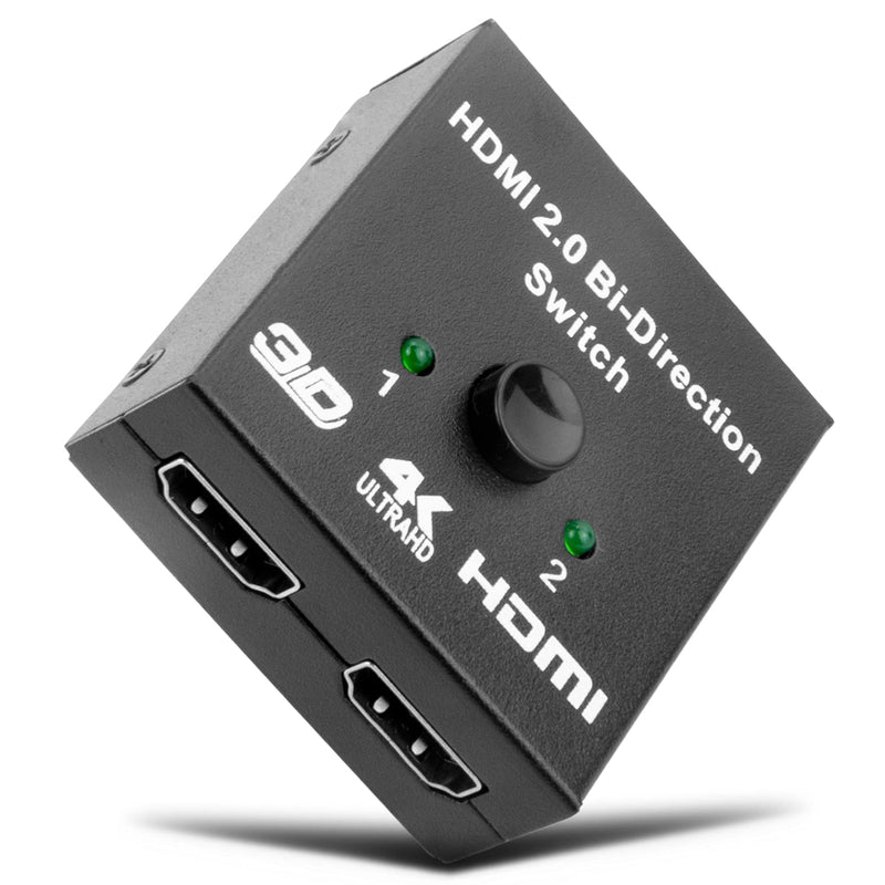  [AUSTRALIA] - HDMI Switch, PeoTRIOL 4K HDMI Switch Box 2 Input 1 Output, HDMI Splitter Switcher 1 Input 2 Output, Supports 4K 3D HD 1080P, Compatible W/Firestick, Xbox 360, Xbox One, PS3 / PS4, Roku HDTV