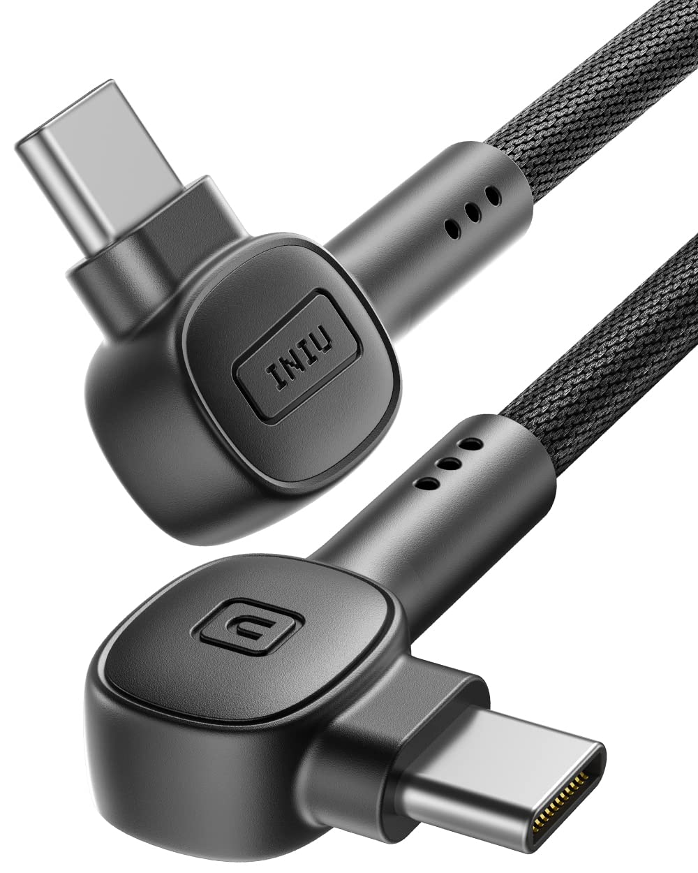  [AUSTRALIA] - USB C Cable, INIU [2 Pack 6.6ft 100W] 20V/5A PD QC 4.0 Fast Charging USB C to USB C Cable, Nylon Braided Phone Charger Type C Data Cord for iPad Pro MacBook Air Samsung S21 S20 Note Google Pixel etc.