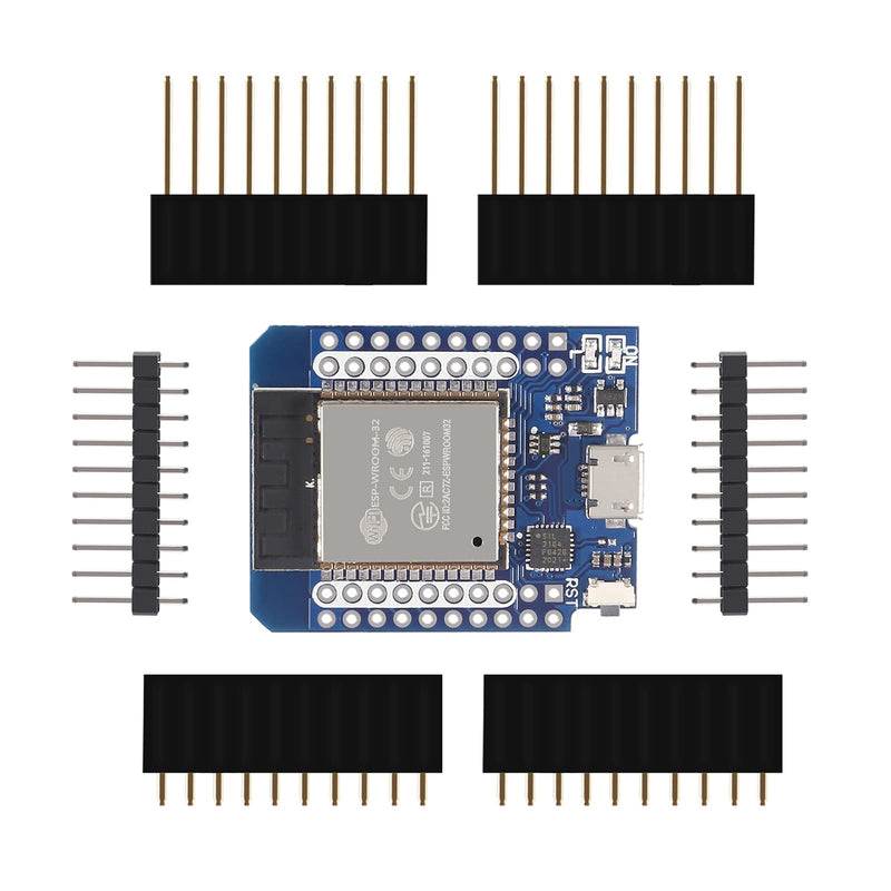  [AUSTRALIA] - Dorhea ESP32 Mini NodeMCU Board, MH-ET Live MiniKit for ESP32 WiFi Module Bluetooth Internet of Development Board Based ESP8266 Fully Functional with Pins for WeMos D1 DIY Kit 6PCS 7PCS