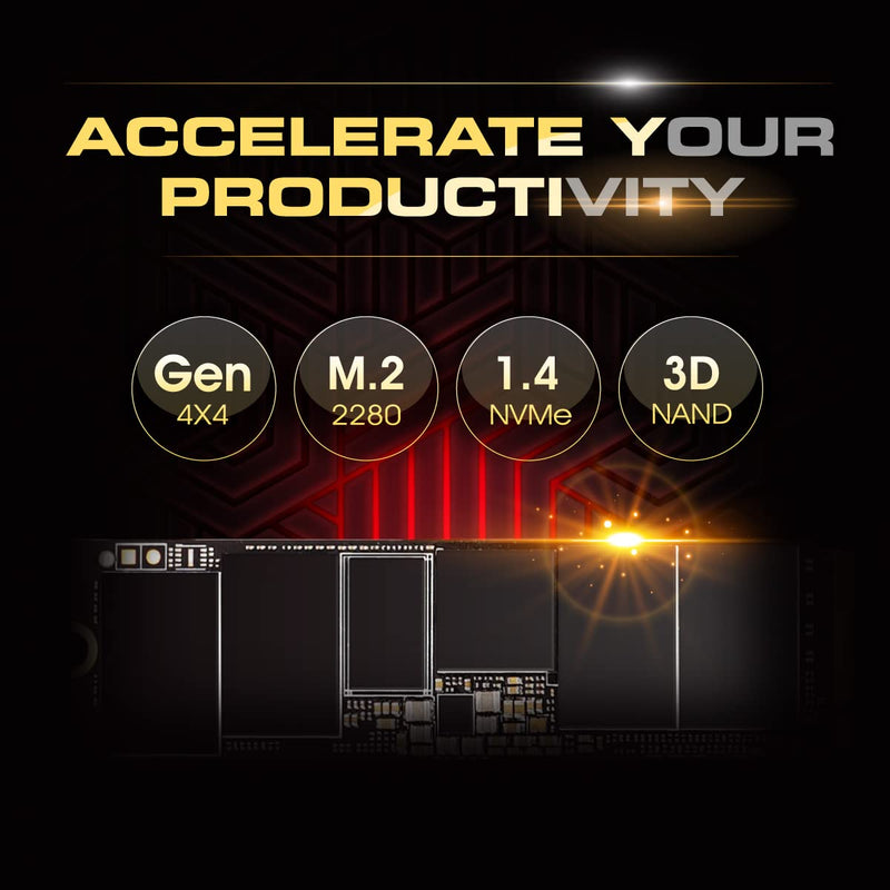  [AUSTRALIA] - Silicon Power 500GB UD90 NVMe 4.0 Gen4 PCIe M.2 SSD R/W up to 5,000/3,850 MB/s (SP500GBP44UD9005) 2280
