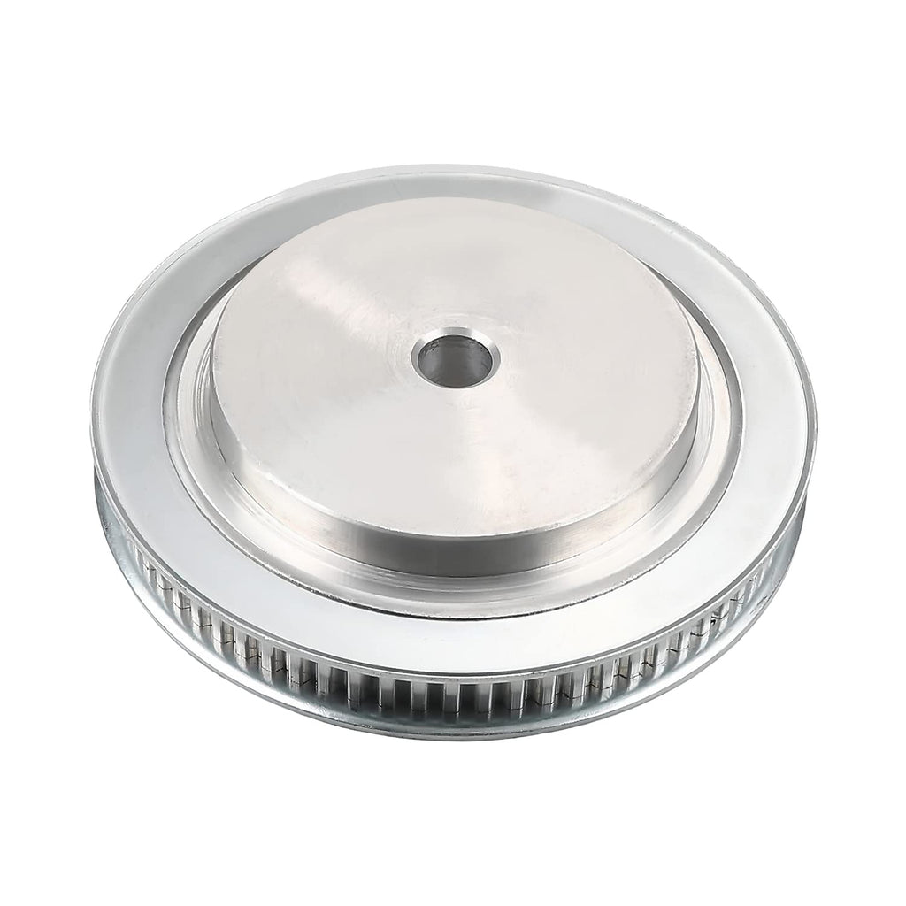  [AUSTRALIA] - Fielect Aluminium Alloy XL 72 Teeth 12mm Inner Bore Diameter Timing Belt Pulley Flange Synchronous Wheel Silver Tone for 3D Printer CNC 1Pcs XL72 1Pcs