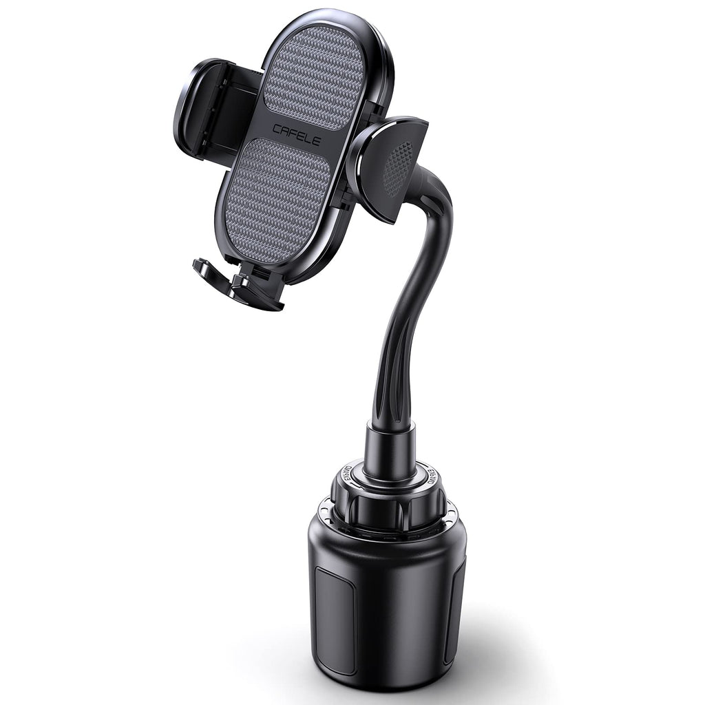  [AUSTRALIA] - CAFELE Car Cup Holder Phone Mount with Adjustable Flexible Stable Gooseneck, Universal Cell Phone Cup Holder for Car, Compatible with All Car Cups and Cell Phones with Thick Case