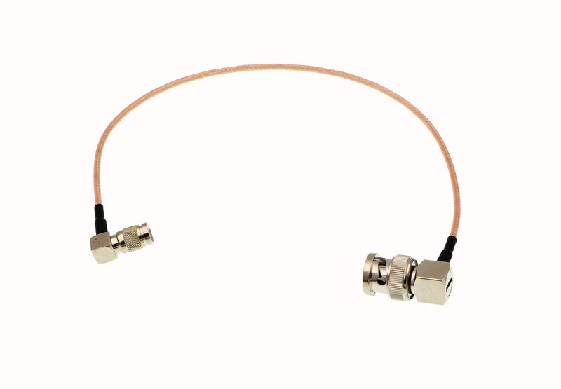  [AUSTRALIA] - Uonecn Right Angle DIN 1.0/2.3 Mini BNC to RG179 Right Angle BNC Coaxial Cable Video Cable for Blackmagic HyperDeck Shuttle 75ohm