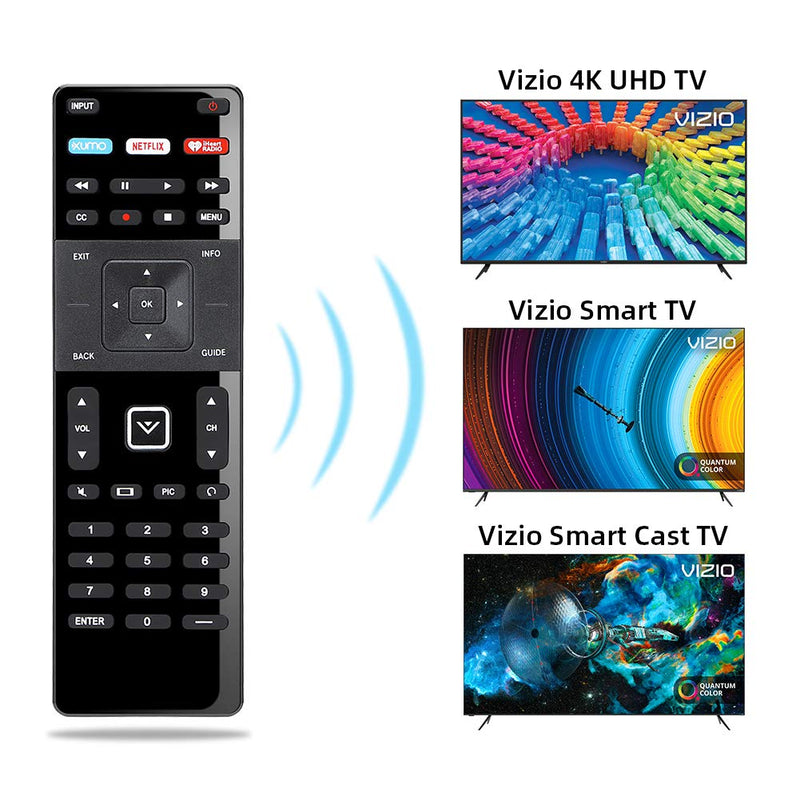  [AUSTRALIA] - UNOCAR Replacement Remote for Vizio Smart TV Remote XRT-122 and Vizio Smart TV 4K UHD HDR HDTV SmartCast Internet Vizio D E Series LED LCD 24 28 32 39 40 43 48 50 55 58 60 65 70 inch TV Netflix XUMO