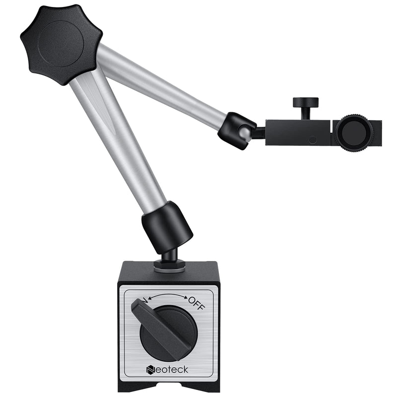  [AUSTRALIA] - Neoteck magnetic tripod measuring stand for dial indicator with central clamping magnetic dial indicator base stand holder measuring stand 80 kg max. pulling force