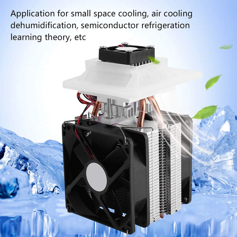  [AUSTRALIA] - Peltier Cooler Semiconductor Refrigeration Cooling System DIY Kit 12V 6A Thermoelectric Peltier for Mini Air Conditioner