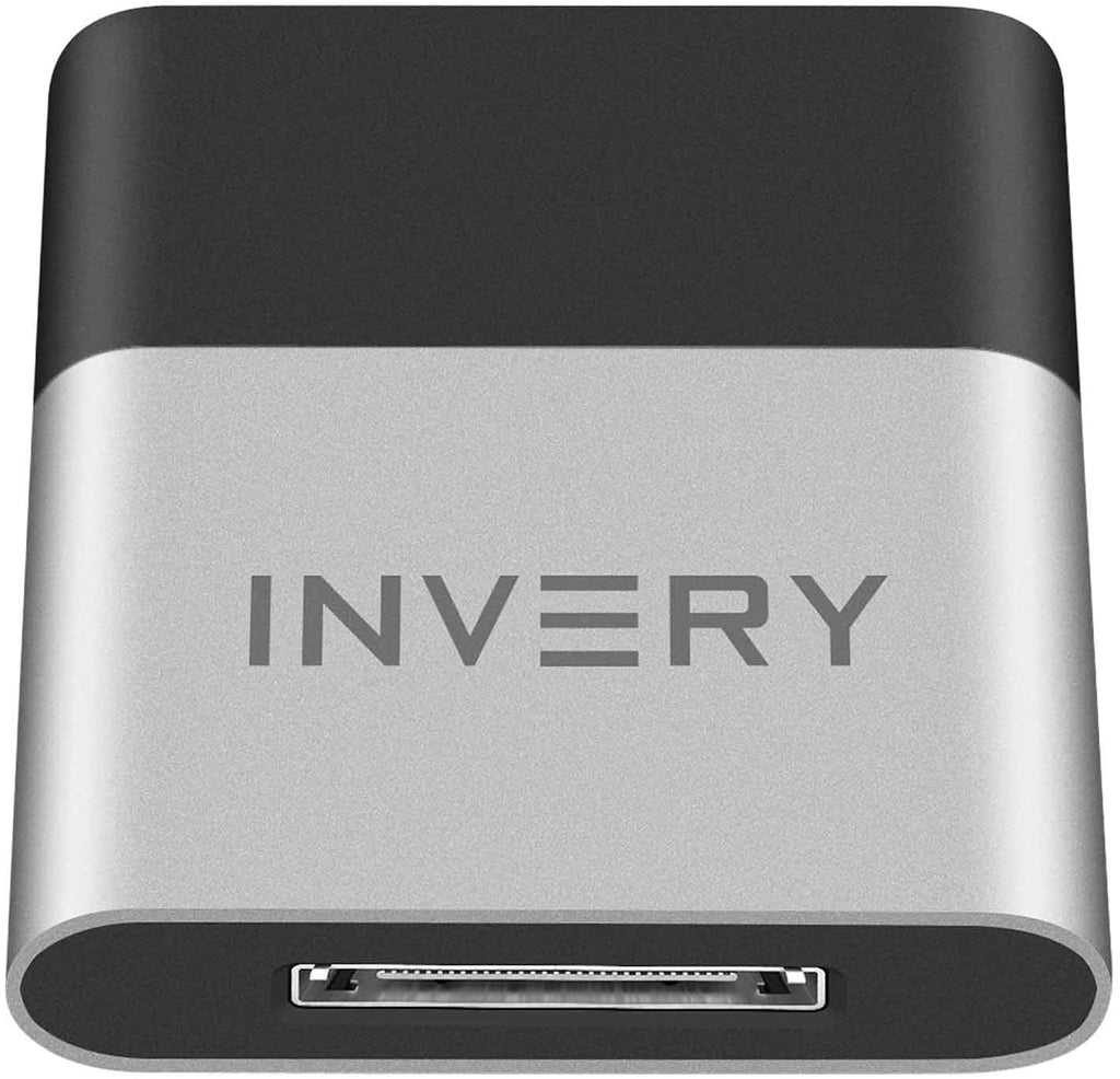  [AUSTRALIA] - INVERY DockLinQ Pro Bluetooth 5.0 Adapter Receiver for Bose Sounddock and 30 pin iPod iPhone Music Docking Station(Not for Cars)