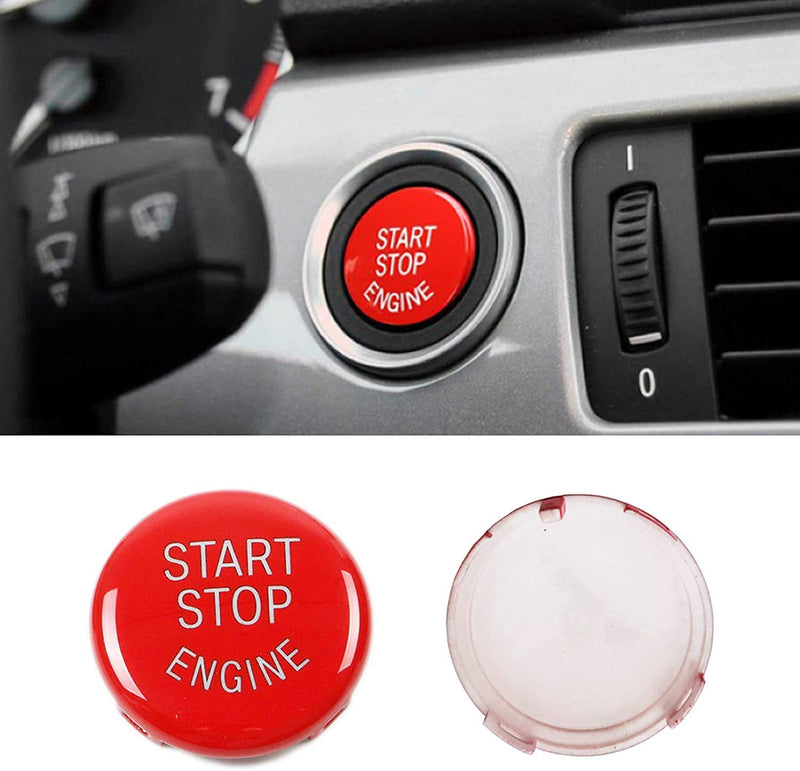 Car Engine Start Stop Switch Button Replace Cover for BMW E60 E70 E71 E90 E92 E93 for BMW X5 2007-2013 3 5 Series - LeoForward Australia