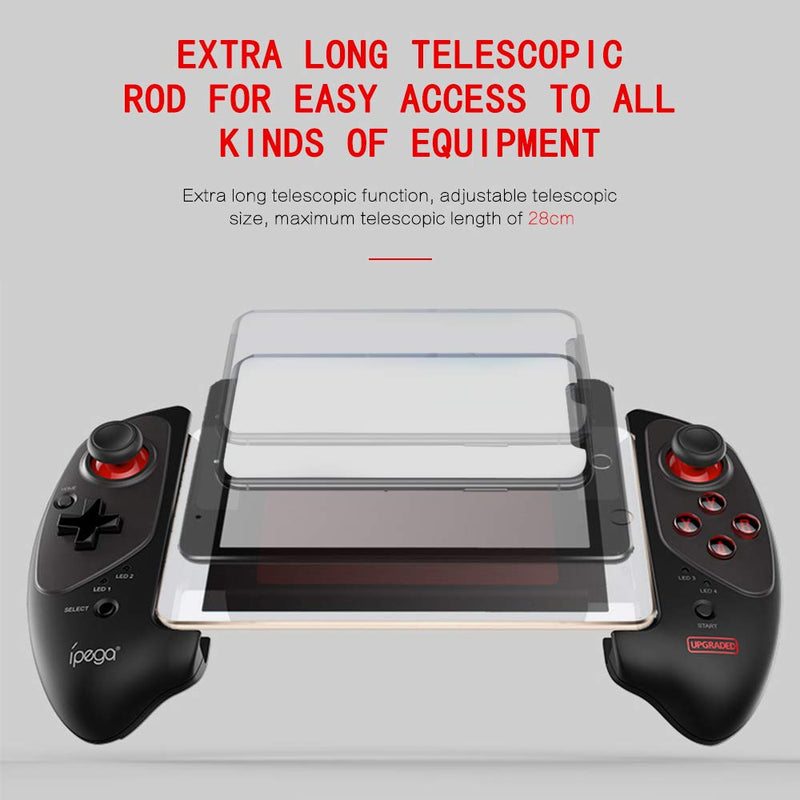  [AUSTRALIA] - ipega-PG-9083S Wireless Phone Joystick Game Controller Mobile for Samsung Galaxy S10/S10+ /S20 S20+5G/Huawei P40 Pro P30 P30 Pro Mate Android Mobile Smartphone Tablet (Android 6.0 Higher System)