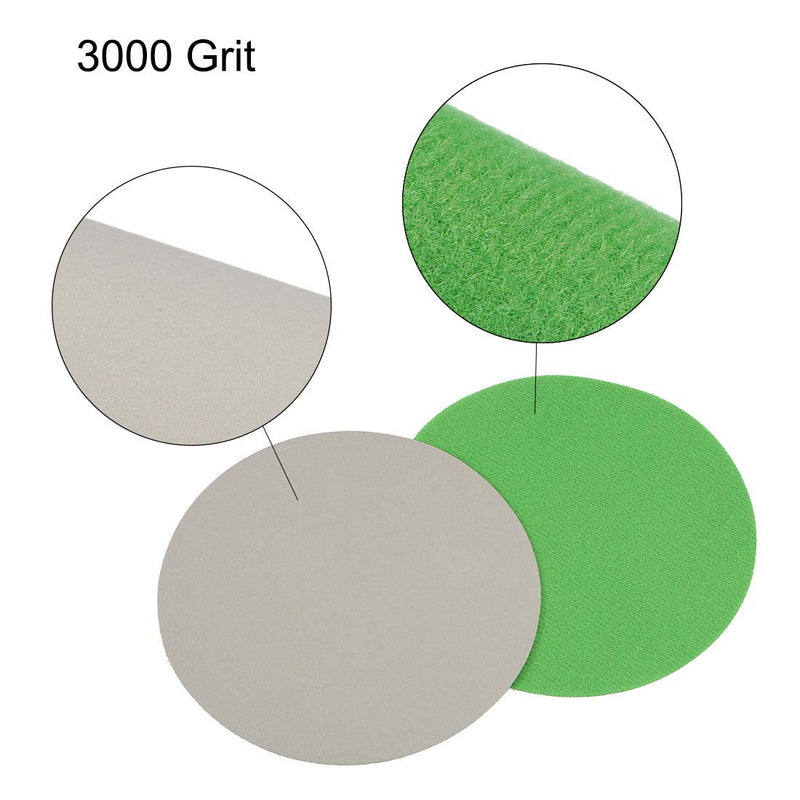  [AUSTRALIA] - uxcell 5 Inch Wet Dry Sanding Discs 3000 Grit Hook and Loop Sanding Disc Silicon Carbide Sandpaper 5pcs