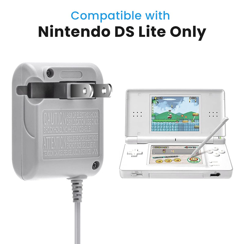 DS Lite Charger, VOYEE DS Lite Charger Replacement for DS Lite, AC Adapter Compatible with DS Charger (100-240v) - LeoForward Australia