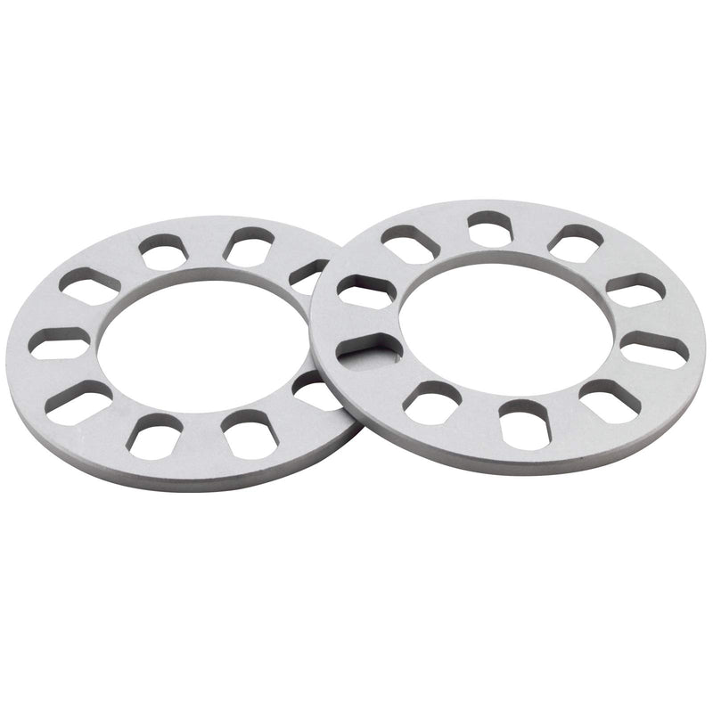 DCVAMOUS 6mm or 1/4" Universal Wheel Spacers 5 Lug for All 5X108 5X110 5X112 5X114.3 5X115 5X120 5X130 5X135 5X4.5 5X4.25 5X5 5X4.75 (4PC) 4PC - LeoForward Australia