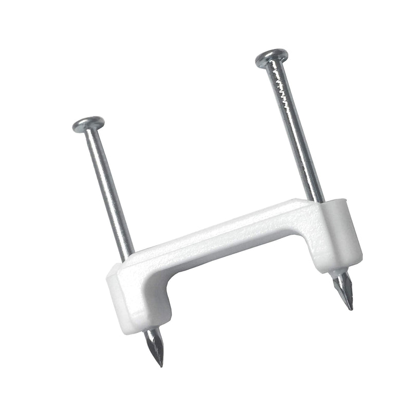  [AUSTRALIA] - Gardner Bender PS-75 Insulated Staples, ¾ Inch, Secures Romex, UF & (NM) Non-Metalic Cable, Polyethylene - UV Resistant, Splinter Free, 50 Pk, White 50 Pack ¾ inch.