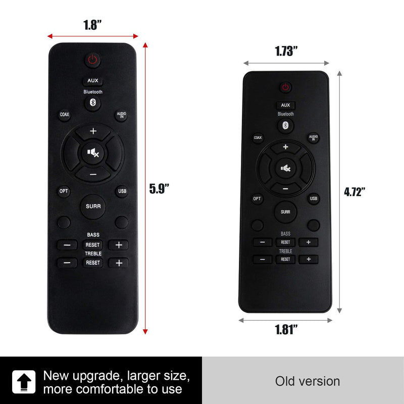 Remote for Philips Bluetooth Soundbar HTL2101A/F7 HTL2111A/F7 HTL2160/F7 /F7996510059695 HTL996580004176 HTL1170BF7 HTL1170B/F7 HTL1177BF7 HTL1177B/F7 RT996580004176 - LeoForward Australia