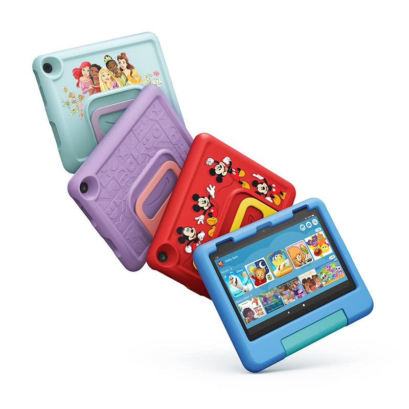  [AUSTRALIA] - Amazon Kid-Proof Case for Fire HD 8 tablet (Only compatible with 12th generation tablet, 2022 release), Disney Mickey Mouse