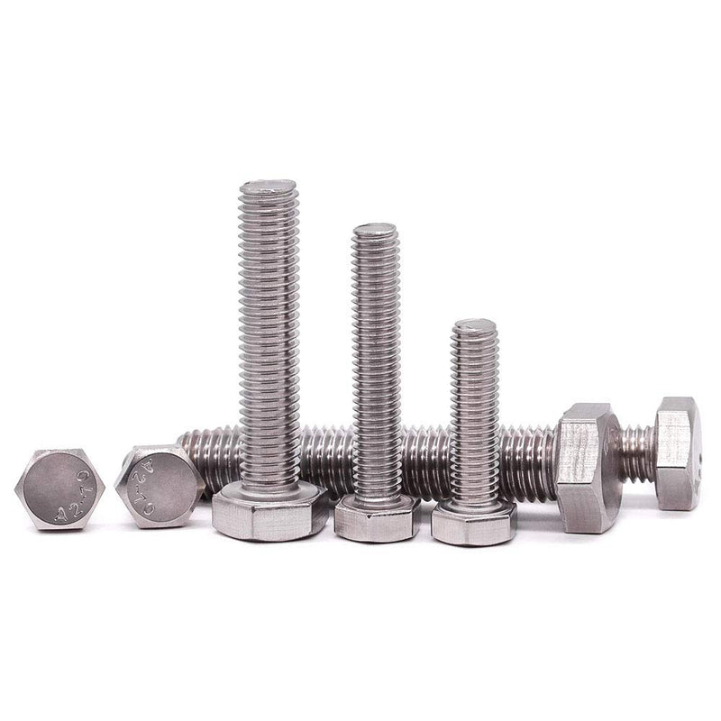  [AUSTRALIA] - M10-1.5 x 30mm Stainless Steel Hex Bolts, 304 Stainless Steel 18-8, Hex Drive, Full Thread, Coarse Thread UNC, Plain Finish, 10 PCS M10-1.5 x 30mm (10 PCS)