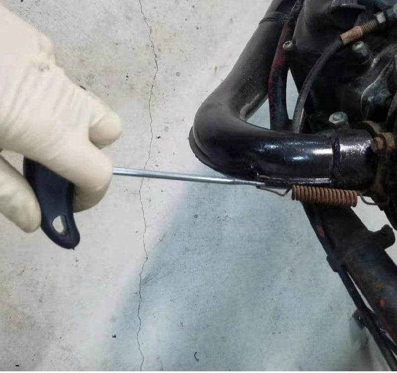  [AUSTRALIA] - P1 TOOLS Motorcycle Exhaust Pipe Spring Puller Installer Hook Tool with Exhaust Pipe Springs 67MM 75MM Swivel Hook