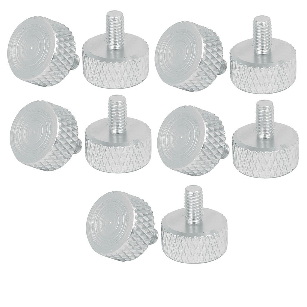  [AUSTRALIA] - uxcell Computer Graphics Card M3.5x6mm Flat Head Knurled Thumb Screws Silver Tone 10pcs