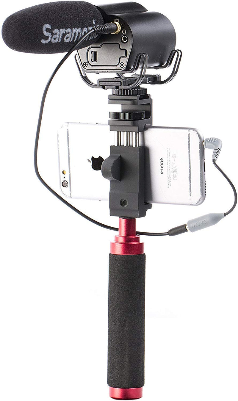  [AUSTRALIA] - Movo MC3 3.5mm TRS to TRRS Adapter - Microphone Adapter for iPhone and Android Smartphones and Tablets