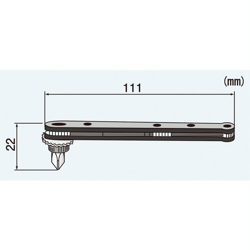  [AUSTRALIA] - Engineer DR-55 Low Profile Right Angled Ratchet Screwdriver