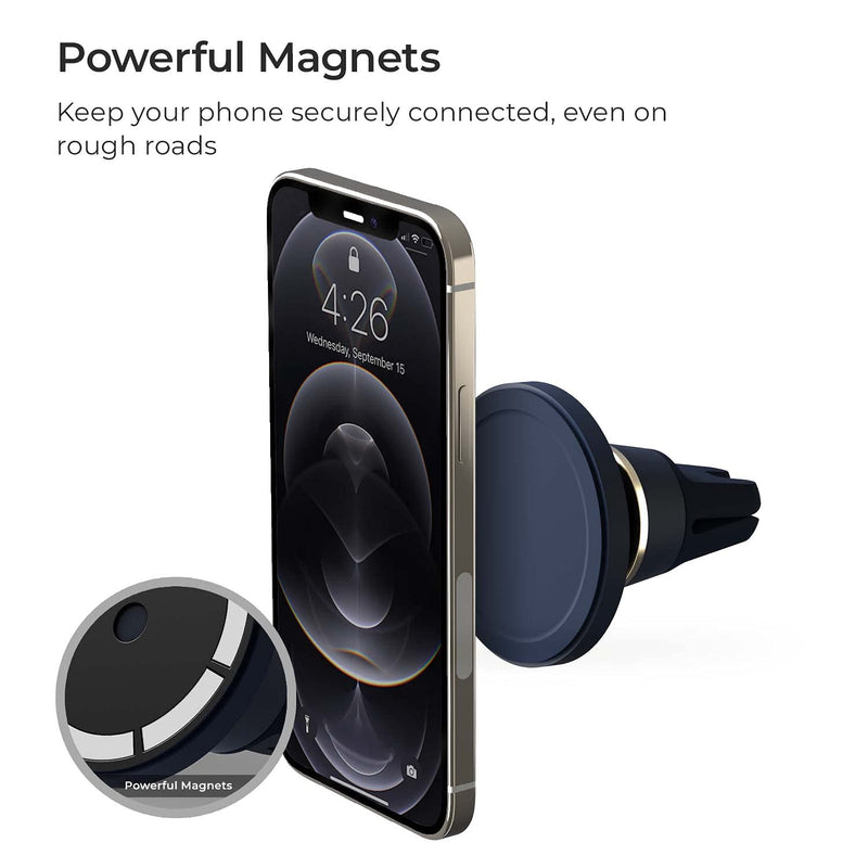  [AUSTRALIA] - iOttie Velox Magnetic Car Mount Air Vent Phone Holder. Compatible with MagSafe iPhones Including iPhone 12, iPhone 13, iPhone 12/13 Mini, Pro, Pro Max