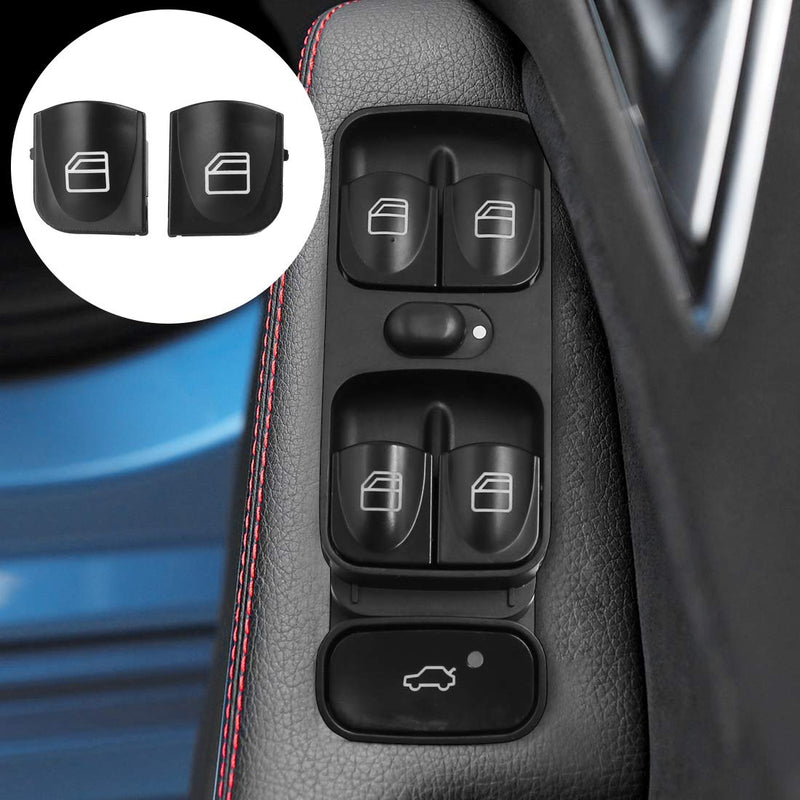 X AUTOHAUX Power Window Switch Button Cap Cover for Mercedes-Benz C230 A2038210679 03-07 - LeoForward Australia