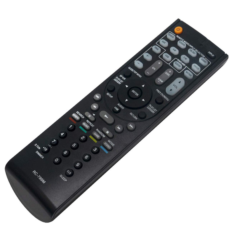 RC-799M RC799M Replace Remote Control fit for Onkyo AV Receiver Audio Video HT-R391 HT-RC430 HT-R548 HT-R558 HT-R558B HT-R590 HT-RC330 HT-S3500 HT-S5400 HTS-5500 TX-SR309 TX-SR313 HT-R591 - LeoForward Australia